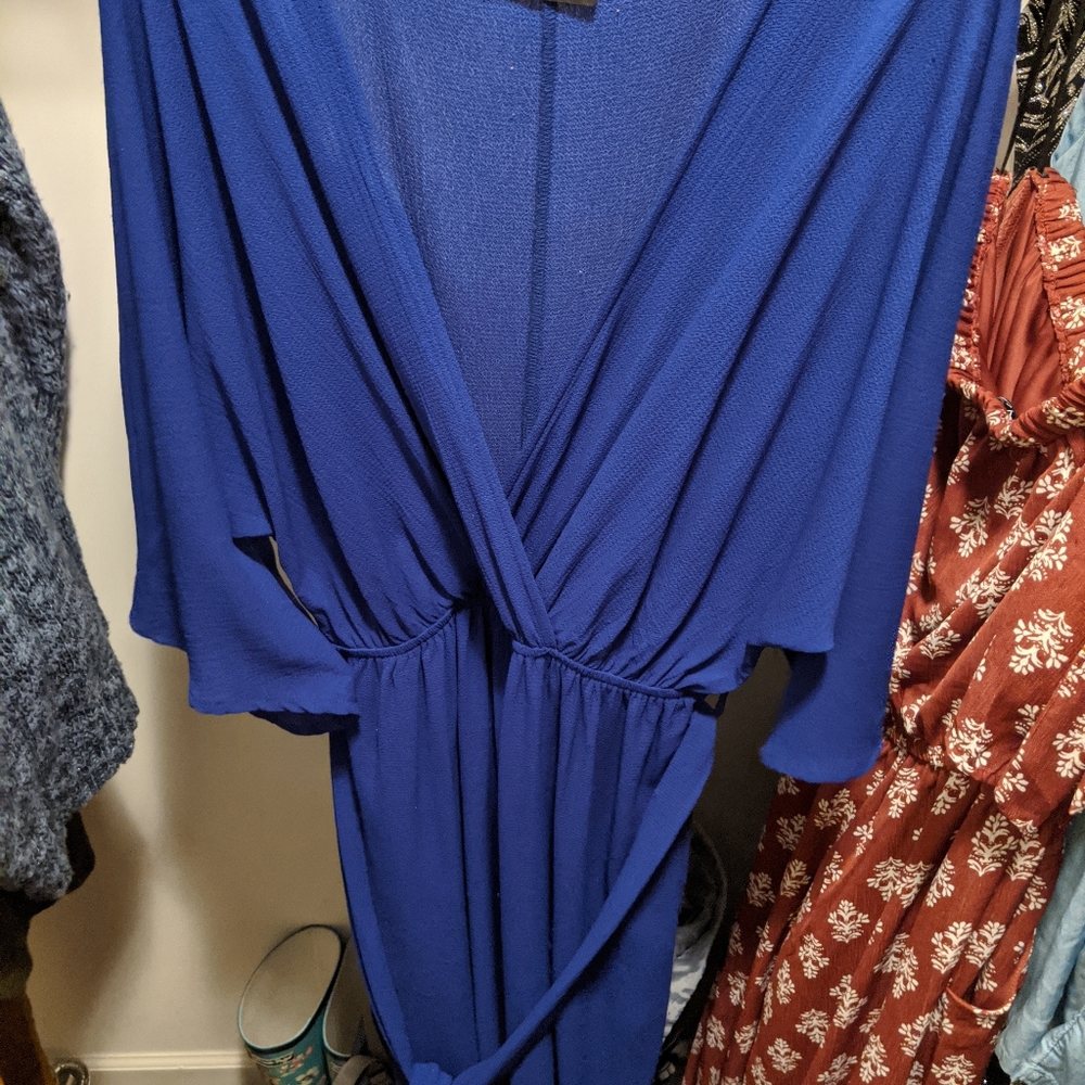 Royal blue jumpsuit
